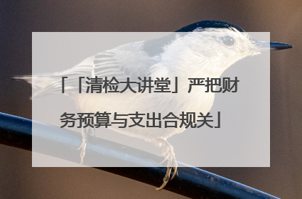 「清检大讲堂」严把财务预算与支出合规关