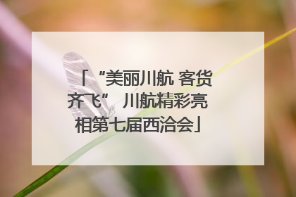 “美丽川航 客货齐飞” 川航精彩亮相第七届西洽会