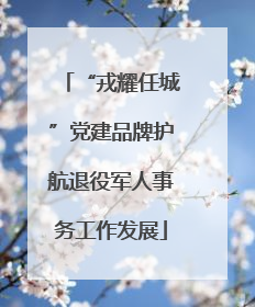 “戎耀任城”党建品牌护航退役军人事务工作发展