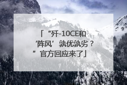 “歼-10CE和‘阵风’孰优孰劣？”官方回应来了