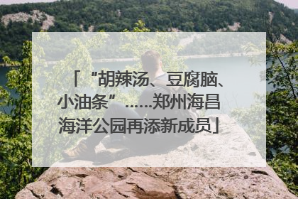 “胡辣汤、豆腐脑、小油条”……郑州海昌海洋公园再添新成员