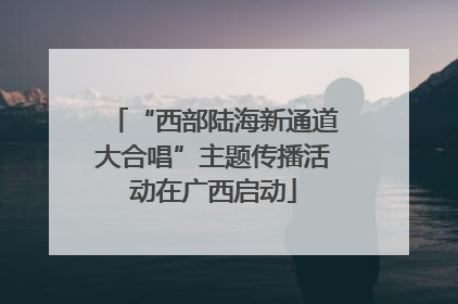 “西部陆海新通道大合唱”主题传播活动在广西启动