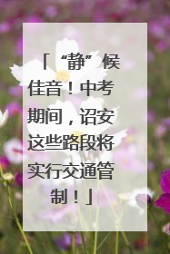 “静”候佳音！中考期间，诏安这些路段将实行交通管制！