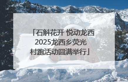 石斛花开 悦动龙西 2025龙西乡荧光村跑活动圆满举行