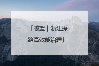 瞭望｜浙江探路高效能治理