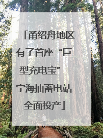 甬绍舟地区有了首座“巨型充电宝” 宁海抽蓄电站全面投产