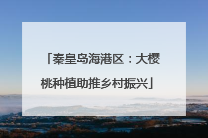 秦皇岛海港区：大樱桃种植助推乡村振兴