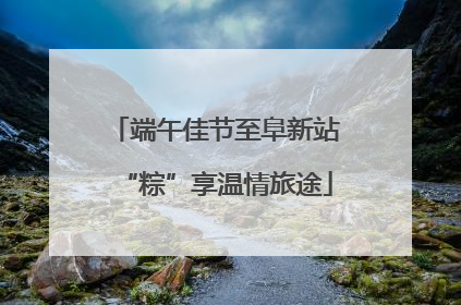 端午佳节至阜新站“粽”享温情旅途