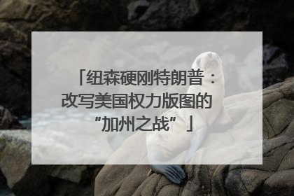 纽森硬刚特朗普：改写美国权力版图的 “加州之战”