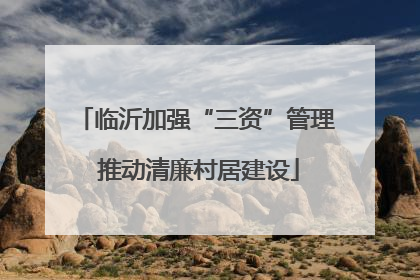 临沂加强“三资”管理 推动清廉村居建设