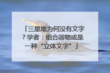 三星堆为何没有文字？学者：组合器物或是一种“立体文字”