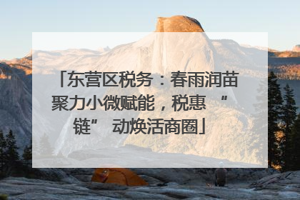 东营区税务：春雨润苗聚力小微赋能，税惠 “链” 动焕活商圈