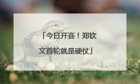 今日开赛！郑钦文首轮就是硬仗