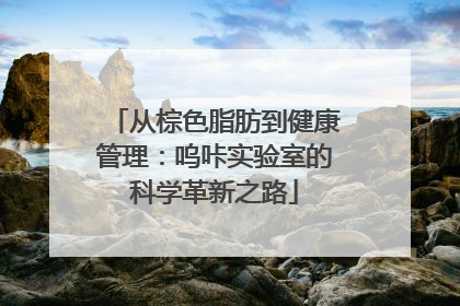 从棕色脂肪到健康管理：呜咔实验室的科学革新之路