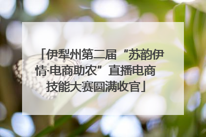 伊犁州第二届“苏韵伊情·电商助农”直播电商技能大赛圆满收官