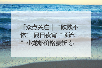 众点关注｜“跌跌不休” 夏日夜宵“顶流”小龙虾价格腰斩 东营人的快乐来了