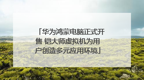 华为鸿蒙电脑正式开售 铠大师虚拟机为用户创造多元应用环境
