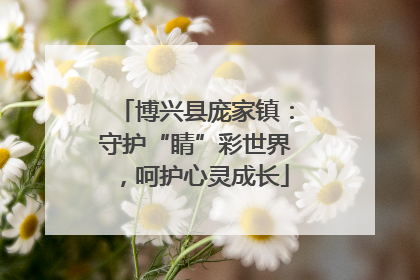 博兴县庞家镇：守护“睛”彩世界，呵护心灵成长