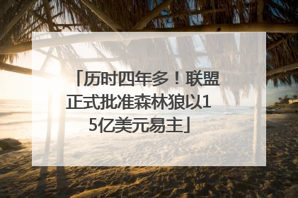 历时四年多！联盟正式批准森林狼以15亿美元易主