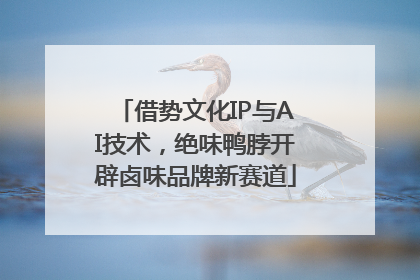 借势文化IP与AI技术，绝味鸭脖开辟卤味品牌新赛道
