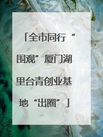 全市同行“围观”厦门湖里台青创业基地“出圈”