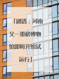 剧透：河南又一重磅博物馆即将开馆试运行