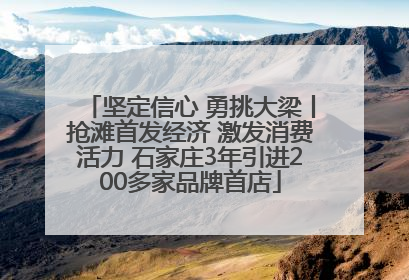 坚定信心 勇挑大梁丨抢滩首发经济 激发消费活力 石家庄3年引进200多家品牌首店