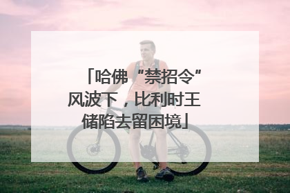哈佛“禁招令”风波下，比利时王储陷去留困境