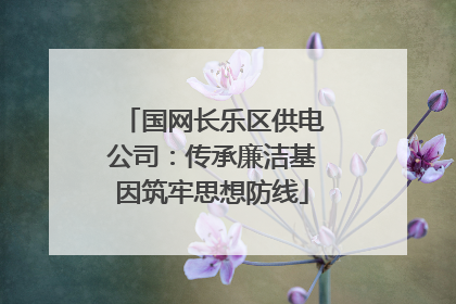 国网长乐区供电公司：传承廉洁基因筑牢思想防线