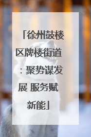 徐州鼓楼区牌楼街道：聚势谋发展 服务赋新能