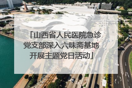 山西省人民医院急诊党支部深入六味斋基地开展主题党日活动