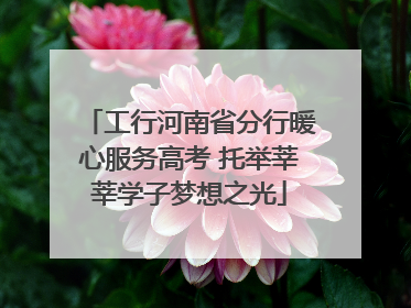 工行河南省分行暖心服务高考 托举莘莘学子梦想之光
