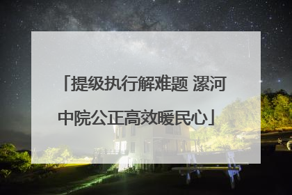 提级执行解难题 漯河中院公正高效暖民心