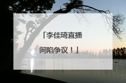 李佳琦直播间陷争议！