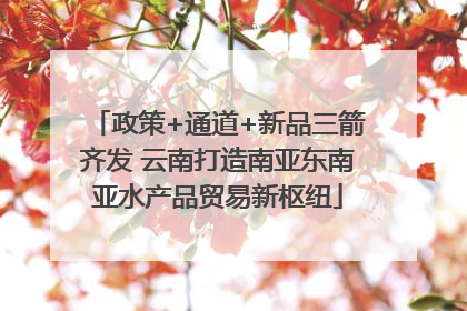 政策+通道+新品三箭齐发 云南打造南亚东南亚水产品贸易新枢纽