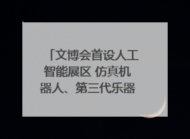 文博会首设人工智能展区 仿真机器人、第三代乐器成为人气王｜文博向“新”