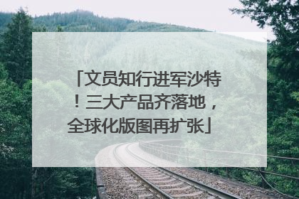 文员知行进军沙特！三大产品齐落地，全球化版图再扩张