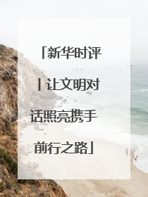 新华时评丨让文明对话照亮携手前行之路