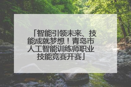 智能引领未来、技能成就梦想！青岛市人工智能训练师职业技能竞赛开赛