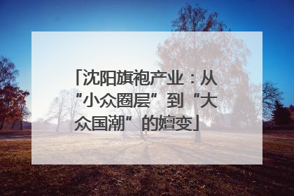 沈阳旗袍产业：从“小众圈层”到“大众国潮”的嬗变