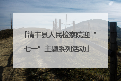 清丰县人民检察院迎“七一”主题系列活动