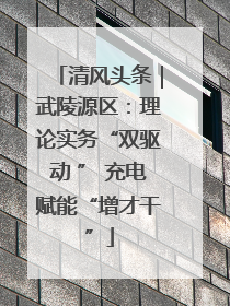 清风头条｜武陵源区：理论实务“双驱动 ” 充电赋能“增才干”