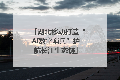 湖北移动打造“AI数字哨兵”护航长江生态链