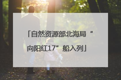 自然资源部北海局“向阳红17”船入列