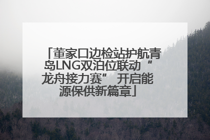 董家口边检站护航青岛LNG双泊位联动“龙舟接力赛” 开启能源保供新篇章