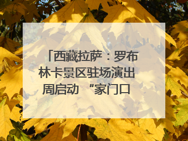 西藏拉萨：罗布林卡景区驻场演出周启动 “家门口”享文化盛宴