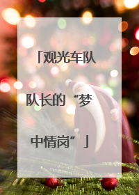 观光车队队长的“梦中情岗”