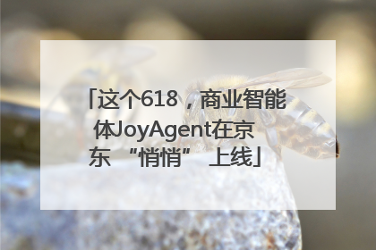 这个618，商业智能体JoyAgent在京东 “悄悄” 上线