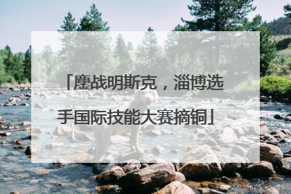 鏖战明斯克，淄博选手国际技能大赛摘铜