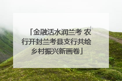 金融活水润兰考 农行开封兰考县支行共绘乡村振兴新画卷